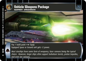#69 Vehicle Weapons Package (ROTS uncommon)