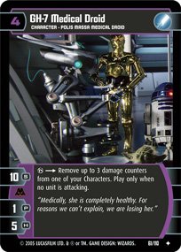 #61 GH-7 Medical Droid Star Wars TCG (ROTS uncommon)