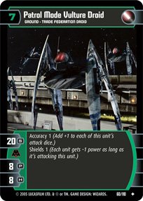 #60 patrol Mode Vulture Droid (ROTS uncommon)