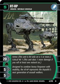 #42 AT-AP Star Wars TCG (ROTS uncommon)