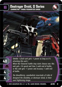 #49 Destroyer Droid, Q Series Star Wars TCG (ROTS uncommon)
