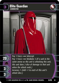 #51 Elite Guardian Star Wars TCG (ROTS uncommon)