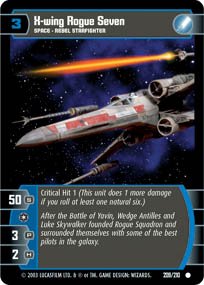 #209 X-Wing Rogue Seven (ESB common)