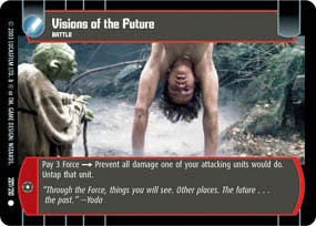 #207 Visions of the Future Star Wars TCG (ESB common)
