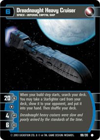 #190 Dreadnaught Heavy Cruiser Star Wars TCG (ESB common)