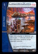 Conquered Planet (C) MHG-071 Marvel Heralds of Galactus VS System TCG