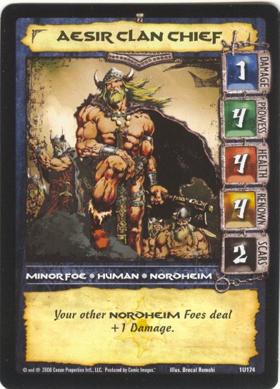 Aesir Clan Chief (U) Conan CCG