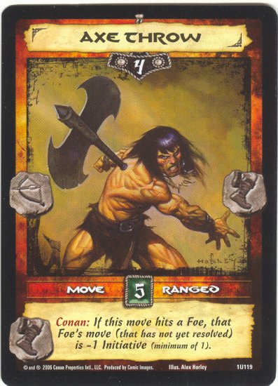 Axe Throw (U) Conan CCG
