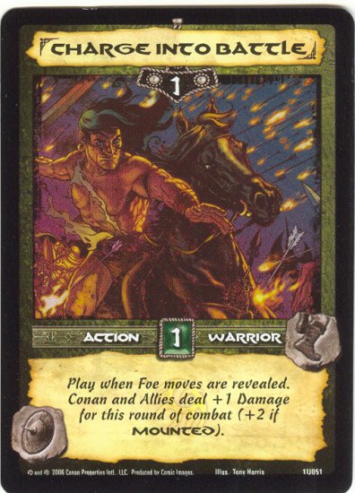 Charge into Battle (U) Conan CCG