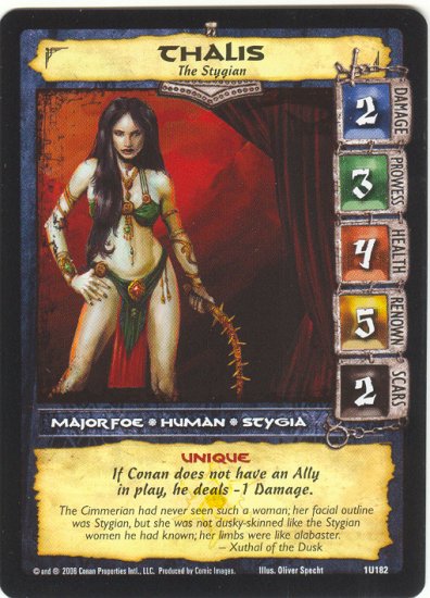 Thalis the Stygian (U) Conan CCG