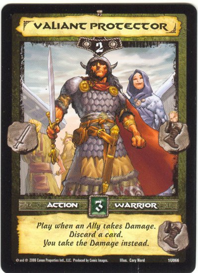 Valiant Protector (U) Conan Collectible Card Game