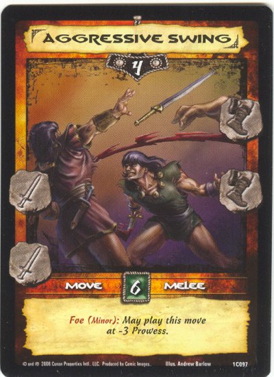 Aggressive Swing (C) Conan CCG