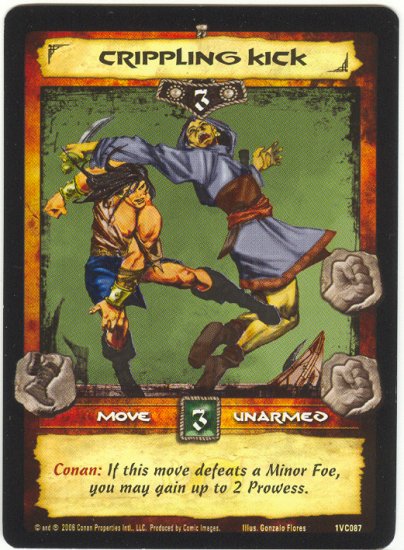 Crippling Kick (VC) Conan CCG
