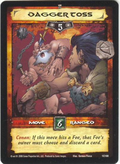 Dagger Toss (C) Conan CCG