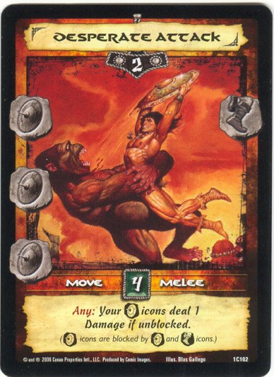 Desperate Attack (C) Conan CCG