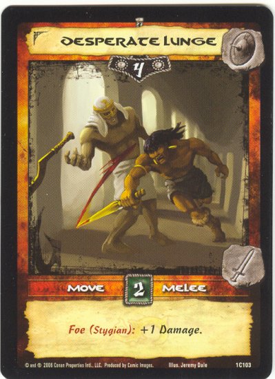 Desperate Lunge (C) Conan CCG