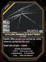 Cylon Missile Battery BSG-019 (C) Battlestar Galactica CCG