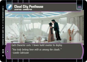 #81 Cloud City Penthouse (ESB uncommon) Star Wars TCG