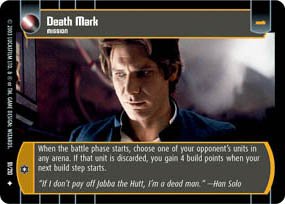 #91 Death Mark (ESB uncommon) Star Wars TCG