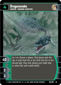 #94 Dragonsnake (ESB uncommon) Star Wars TCG