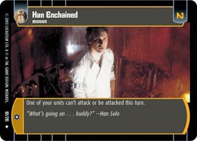 #101 Han Enchained Star Wars TCG (ESB uncommon)