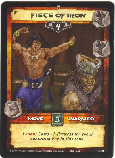 Fists of Iron (U) Conan CCG