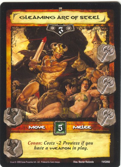 Gleaming Arc of Steel (VC) Conan CCG