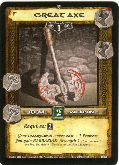 Great Axe (R) Conan CCG