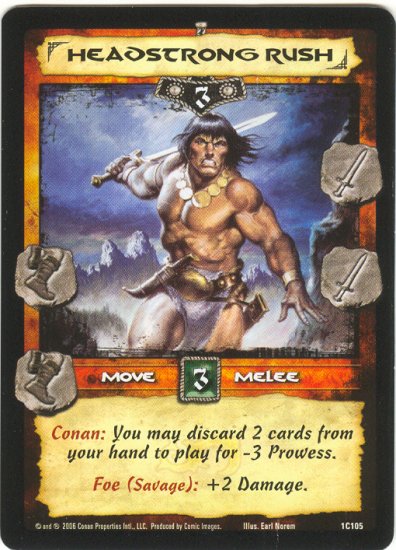 Headstrong Rush (C) Conan CCG