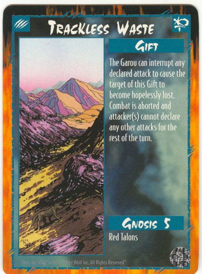 Trackless Waste Gift U Rage CCG Limited Edition
