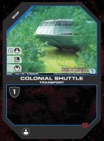 Colonial Shuttle BSG-146 (C) Battlestar Galactica CCG