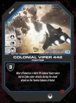 Colonial Viper 442 BSG-150 (C) Battlestar Galactica CCG