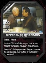 Difference of Opinion BSG-064 (U) Battlestar Galactica CCG