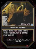Distraction BSG-023 (U) Battlestar Galactica CCG