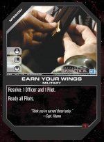 Earn Your Wings BSG-067 (U) Battlestar Galactica CCG