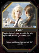 Fury BSG-028 (C) Battlestar Galactica CCG