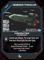 Geminon Traveller, Freighter BSG-156 (U) Battlestar Galactica CCG