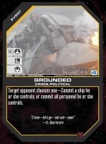 Grounded BSG-029 (U) Battlestar Galactica CCG