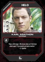 Helo, Karl Agathon BSG-123 (C) Battlestar Galactica CCG