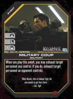 Military Coup BSG-033 (U) Battlestar Galactica CCG