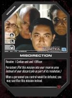 Misdirection BSG-081 (C) Battlestar Galactica CCG