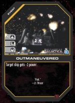 Outmaneuvered BSG-036 (C) Battlestar Galactica CCG