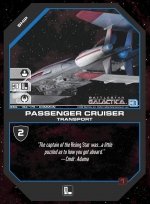 Passenger Cruiser BSG-162 (C) Battlestar Galactica CCG