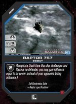 Raptor 757 BSG-169 (U) Battlestar Galactica CCG