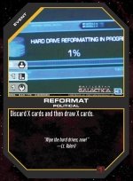 Reformat BSG-040 (C) Battlestar Galactica CCG
