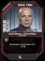 Saul Tigh, Colonial Colonel BSG-133 (C) Battlestar Galactica CCG