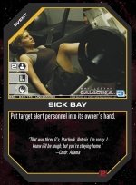 Sick Bay BSG-042 (U) Battlestar Galactica CCG