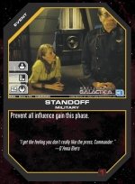 Standoff BSG-044 (C) Battlestar Galactica CCG