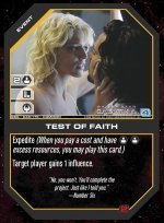 Test of Faith BSG-049 (C) Battlestar Galactica CCG