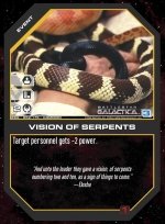 Vision of Serpents BSG-052 (C) Battlestar Galactica CCG